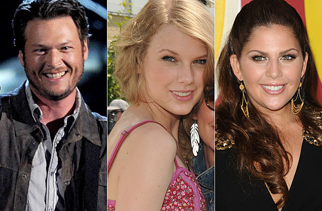 Blake Shelton Taylor Swift Hillary Scott Blake Shelton Taylor Swift Hillary Scott