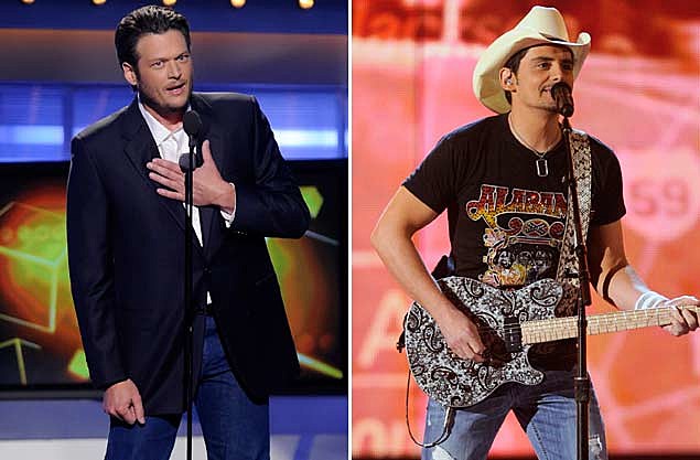 BlakeSheltonBradPaisley BlakeSheltonBrad Paisley