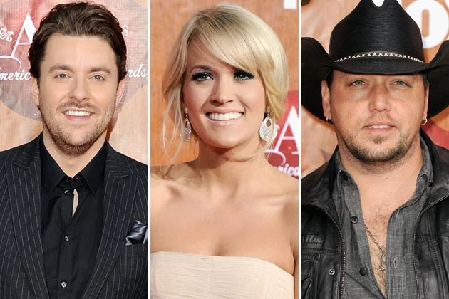 Chris Young, Carrie Underwood, Jason Aldean Chris Young, Carrie Underwood, Jason Aldean