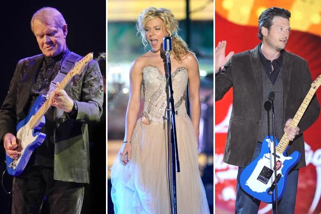 Glen Campbell, Kimberly Perry, Blake Shelton Glen Campbell, Kimberly Perry, Blake Shelton