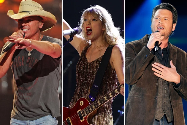 Kenny Chesney, Taylor Swift, Blake Shelton Kenny Chesney, Taylor Swift, Blake Shelton