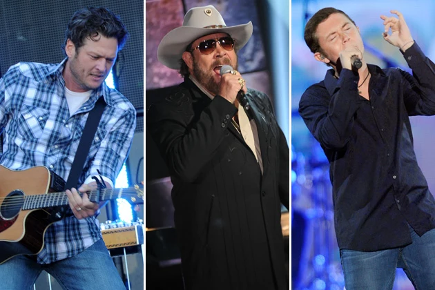 Blake Shelton, Hank Williams Jr., Scotty McCreery Blake Shelton, Hank Williams Jr., Scotty McCreery