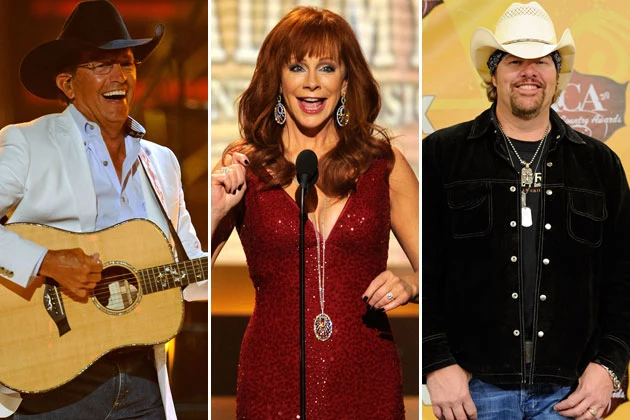George Strait, Reba McEntire, Toby Keith George Strait, Reba McEntire, Toby Keith