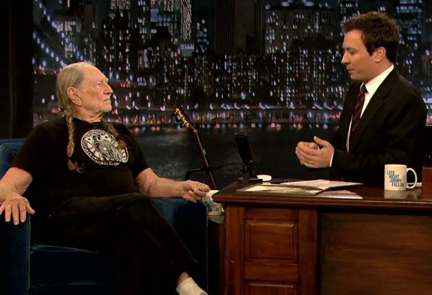 Willie Nelson Jimmy Fallon Willie Nelson Jimmy Fallon