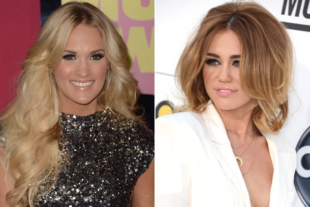 Carrie Underwood, Miley Cyrus Carrie Underwood, Miley Cyrus