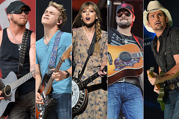 Brantley Gilbert, Hunter Hayes, Taylor Swift, Eric Church, Brad Paisley Brantley Gilbert, Hunter Hayes, Taylor Swift, Eric Church, Brad Paisley