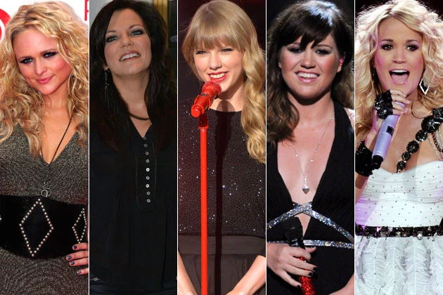 Kelly Clarkson, Martina McBride, Taylor Swift, Miranda Lambert, Carrie Underwood Kelly Clarkson, Martina McBride, Taylor Swift, Miranda Lambert, Carrie Underwood