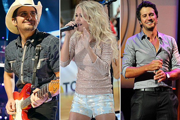 Brad Paisley, Carrie Underwood, Luke Bryan Brad Paisley, Carrie Underwood, Luke Bryan