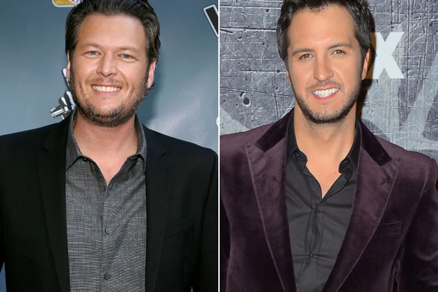 Blake-Shelton and Luke Bryan Blake Shelton and Luke Bryan