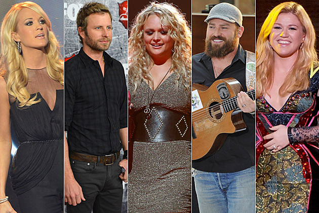 Carrie Underwood, Dierks Bentley, Miranda Lambert, Zac Brown, Kelly Clarkson Carrie Underwood, Dierks Bentley, Miranda Lambert, Zac Brown, Kelly Clarkson