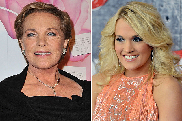 Julie Andrews Carrie Underwood Julie Andrews Carrie Underwood