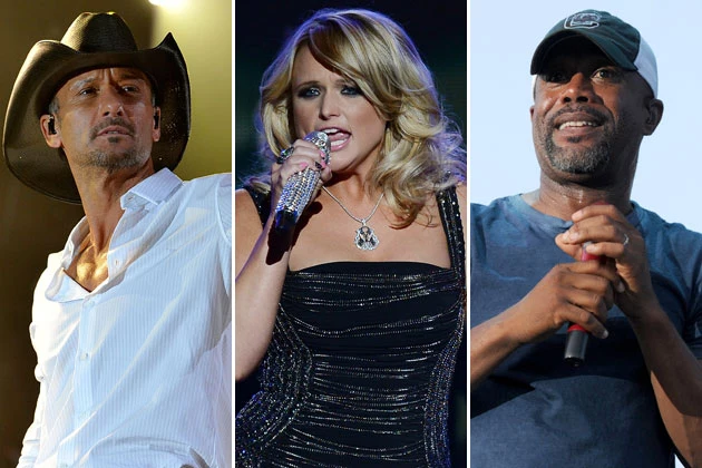 Tim McGraw, Miranda Lambert, Darius Rucker Tim McGraw, Miranda Lambert, Darius Rucker