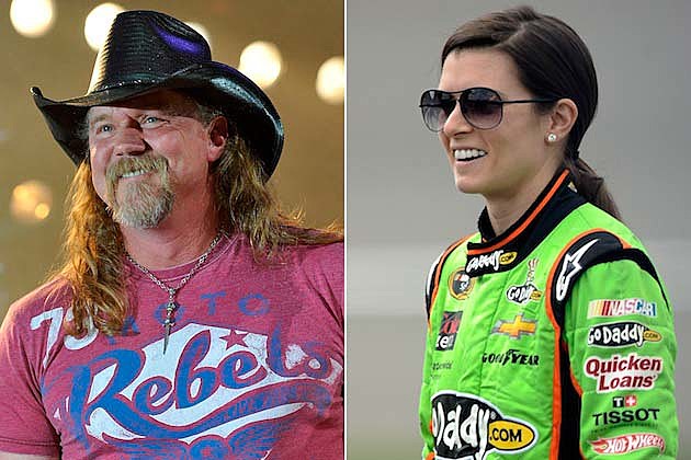 Trace Adkins, Danica Patrick Trace Adkins, Danica Patrick