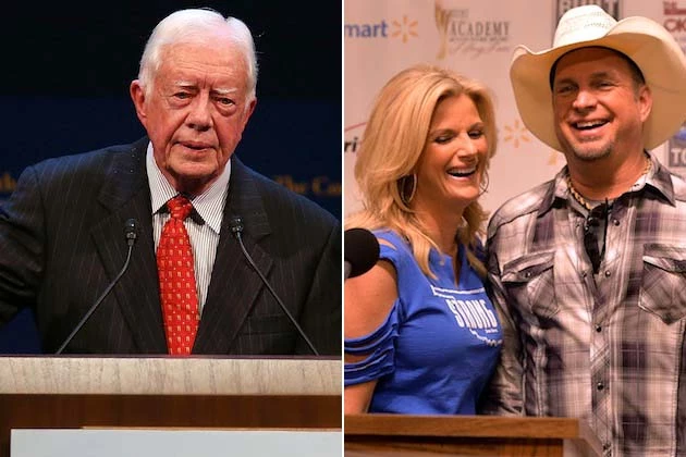 Trisha Yearwood, Garth Brooks, President Carter Trisha Yearwood, Garth Brooks, President Carter