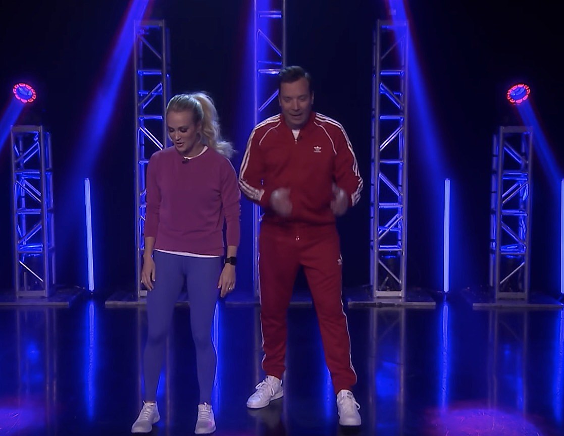 Carrie Underwood and Jimmy Fallon Compete in 'Fittest of the Fit Challenge' [Watch]