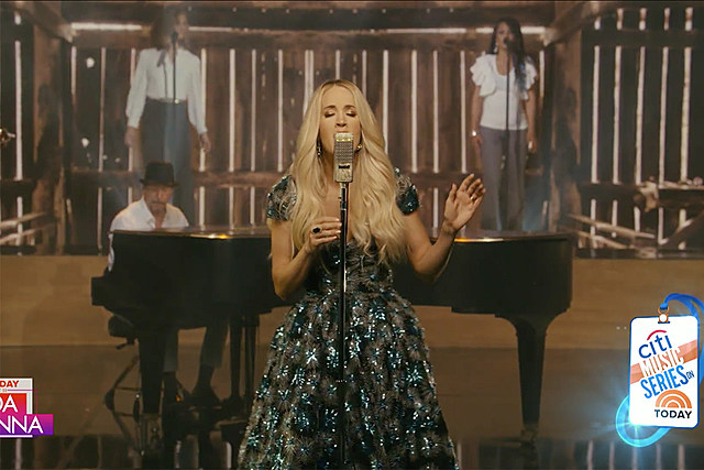 Carrie Underwood Stuns With 'Just as I Am' and 'Victory in Jesus' on 'Today' Show [Watch]