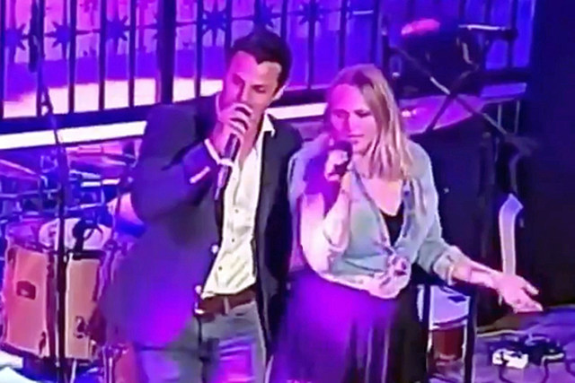 Miranda Lambert, Husband Brendan McLoughlin Try Out a 'Grease' Duet at Casa Rosa VIP Party [Watch]