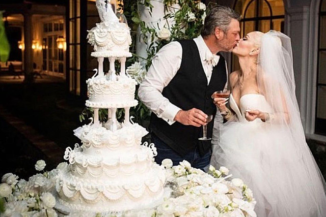 Blake Shelton and Gwen Stefani's Wedding Cake Was a Traditional Five-Tier With a 'Sentimental' Story