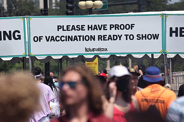 Live Nation to Require Proof of Vaccination or Negative COVID-19 Test at Live Events